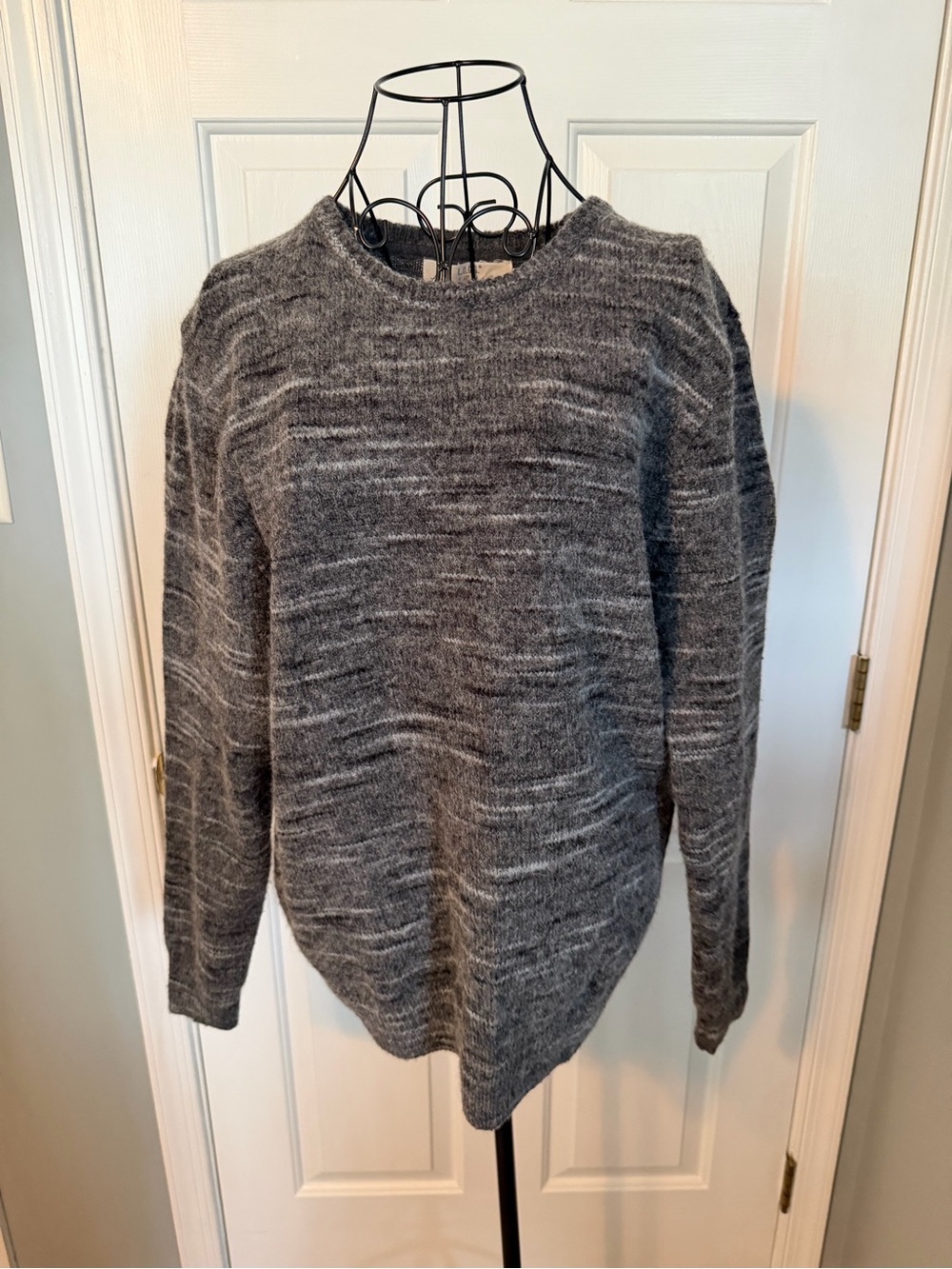 H&M Marled Gray Crewneck Sweater